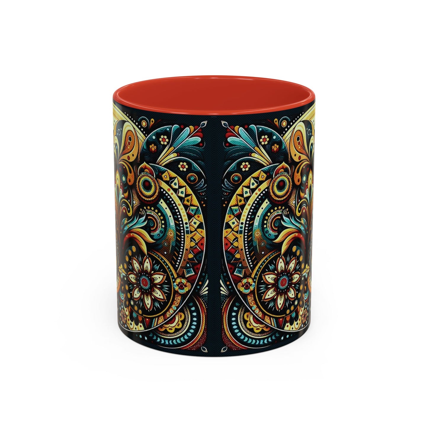 βοΈ Accent Coffee Mug (11, 15oz) β Beautiful Boho Style Graphic πΏ