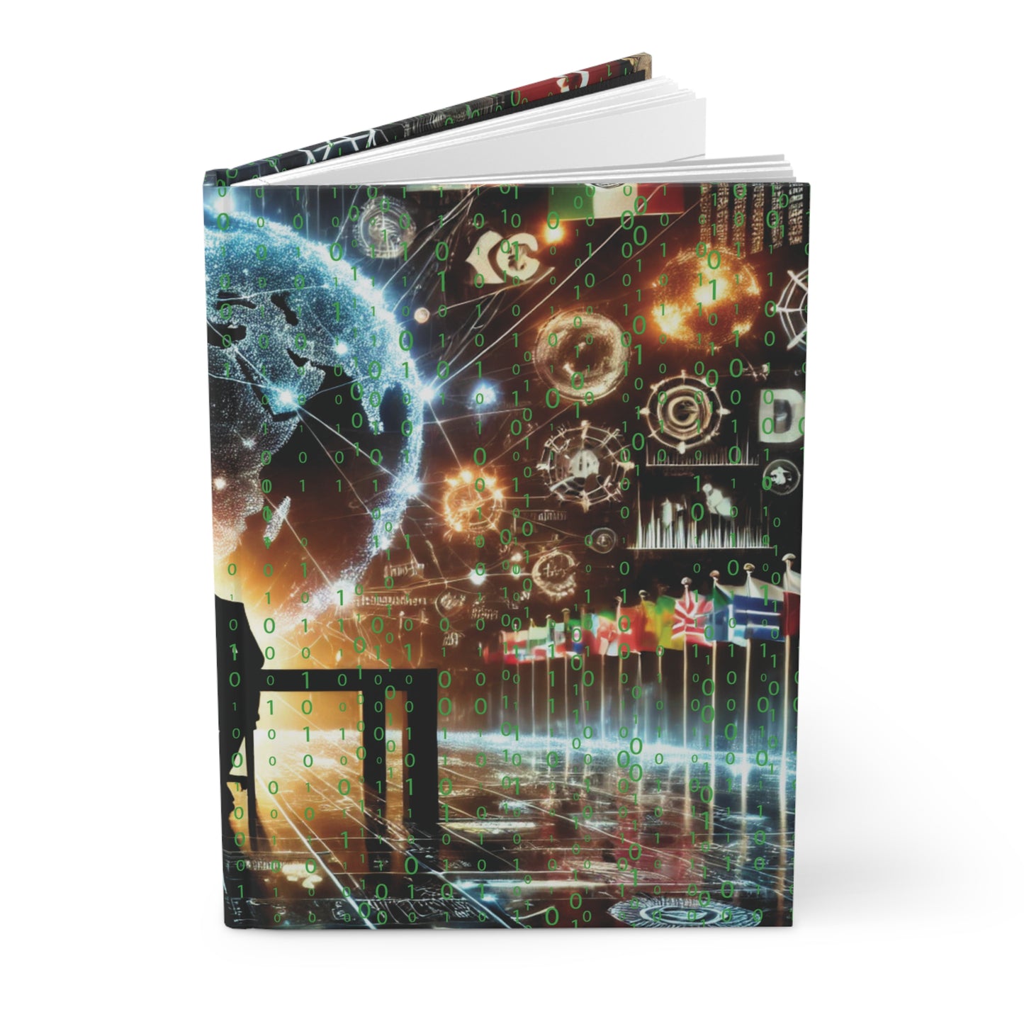 Global Data Nexus — Premium Matte Hardcover Journal (5.75" x 8")