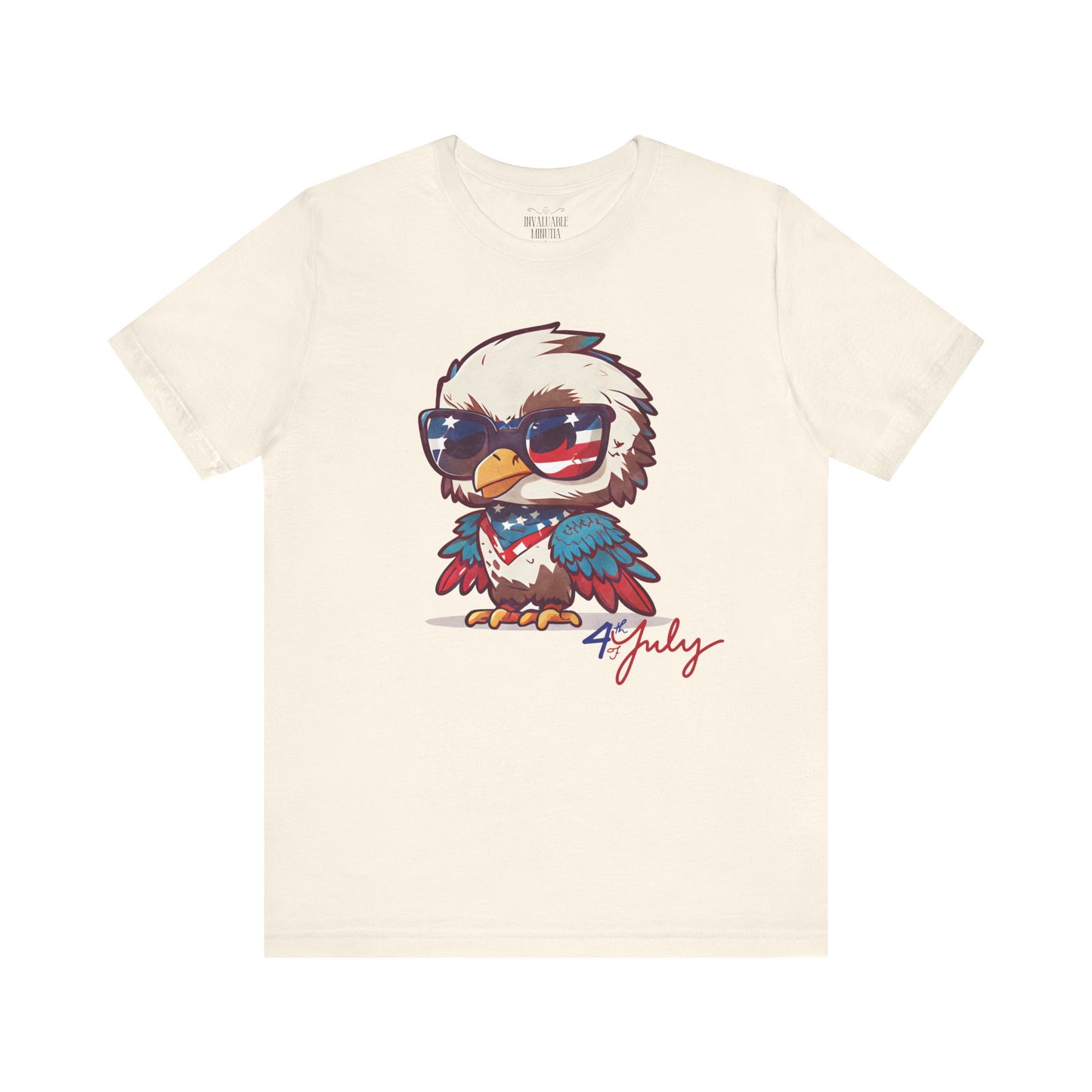 Cool Patriot Eagle Tee β Unisex Bella+Canvas Jersey - 4th of July T-shirt