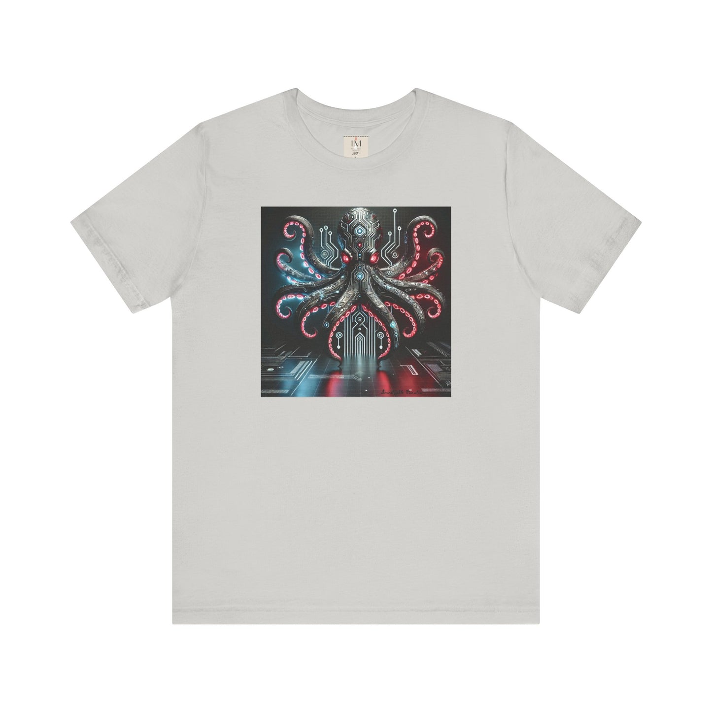 Octopus Sci-Fi Unisex Jersey Short Sleeve Tee - Perfect for Ocean Lovers & Sci-Fi Fans