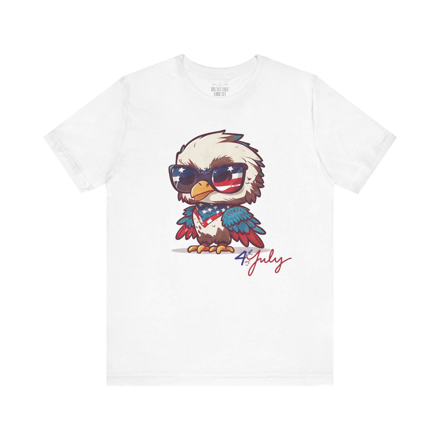 Cool Patriot Eagle Tee β Unisex Bella+Canvas Jersey - 4th of July T-shirt
