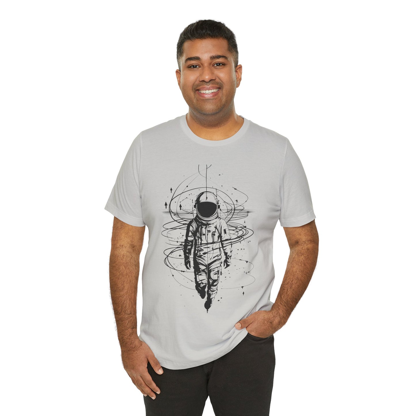Cosmic Astronaut T-Shirt, Graphic Tee, Space Lover Gift, Unisex Casual Wear, Outer Space Clothing, Astronomy Fan Apparel