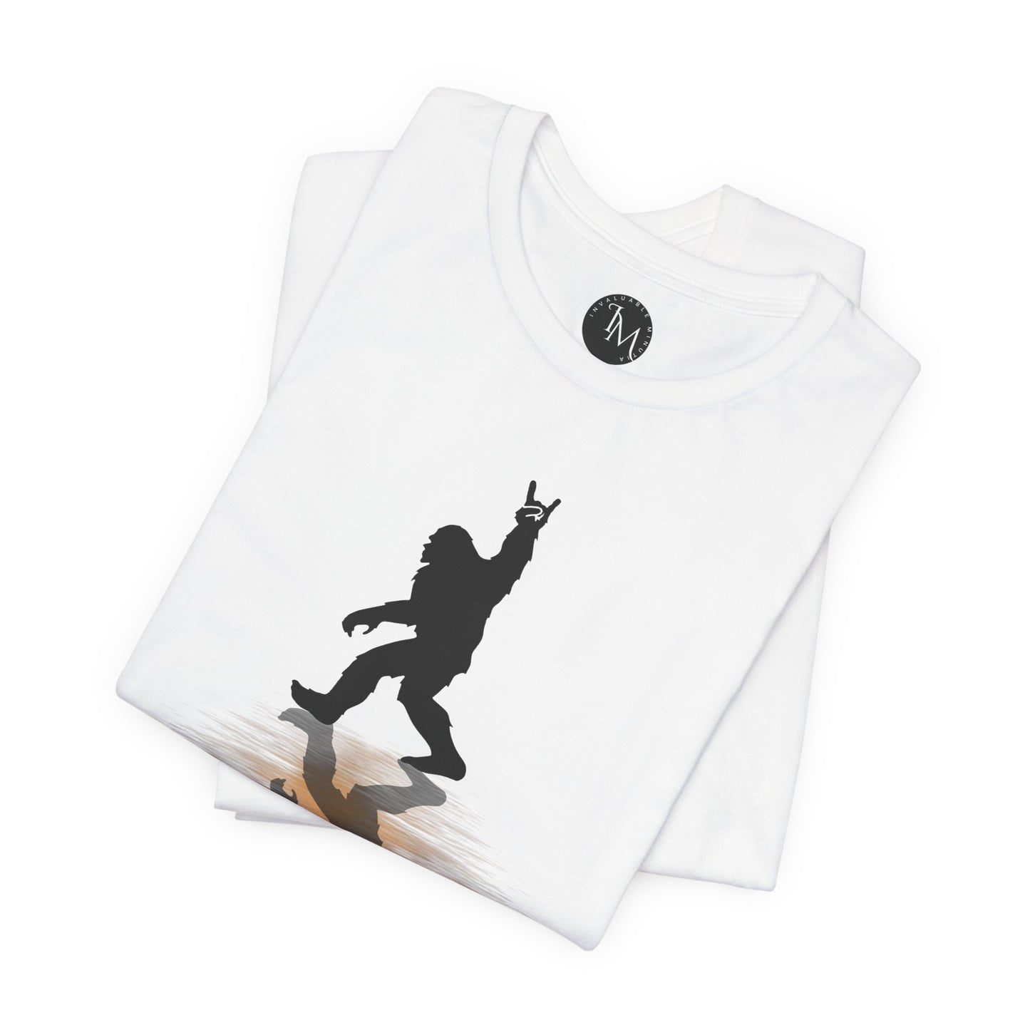 Rocking Bigfoot Unisex Bella+Canvas Jersey Tee - Fun Graphic Shirt for Nature & Cryptid Lovers