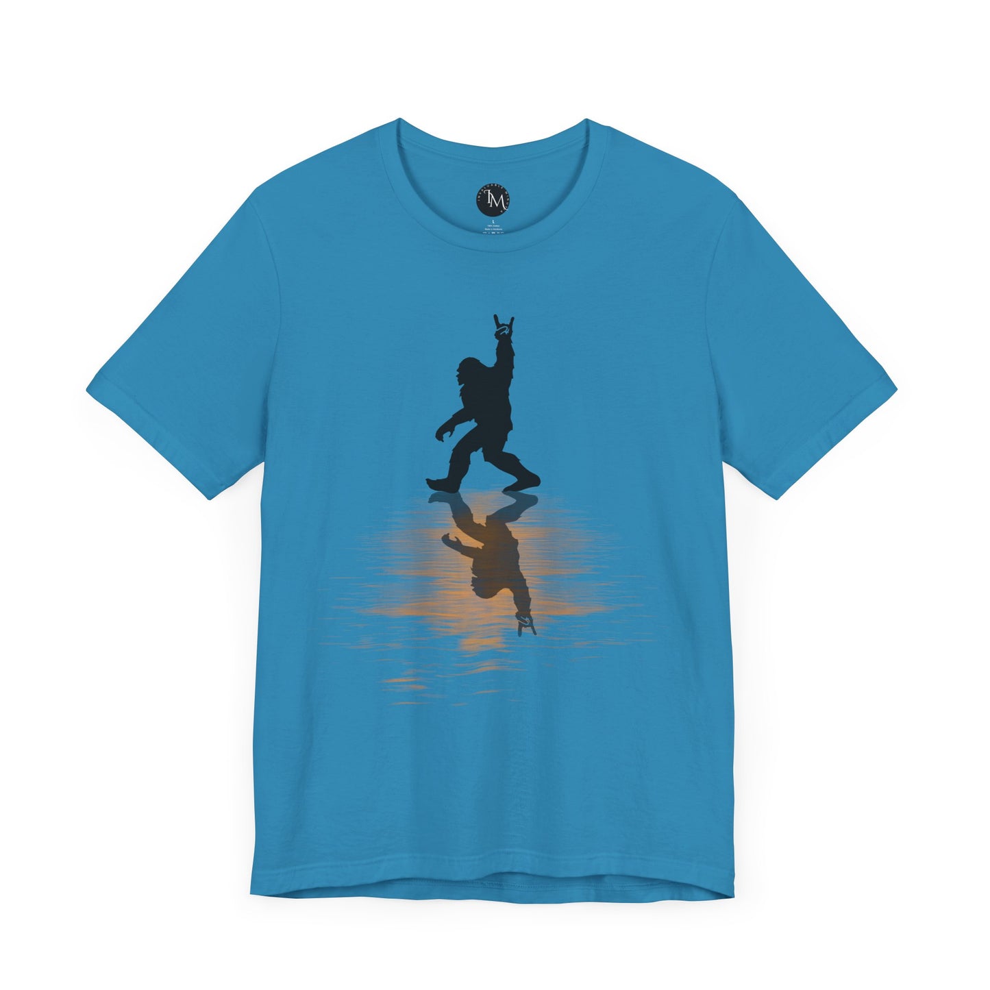 Rocking Bigfoot Unisex Bella+Canvas Jersey Tee - Fun Graphic Shirt for Nature & Cryptid Lovers