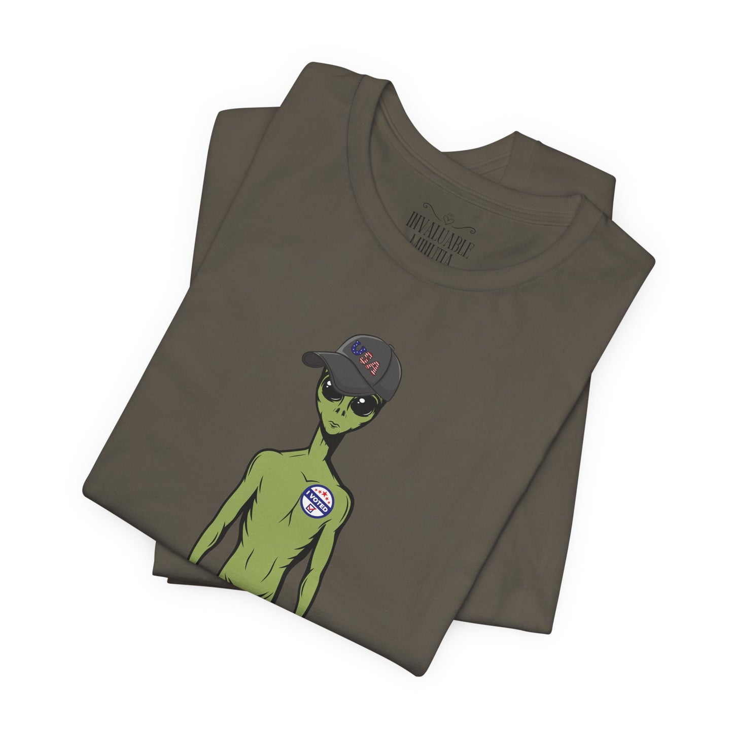 Alien Graphic Tee, Fun T-Shirt for Sci-Fi Lovers, Unisex Casual Wear, Great for Festivals, Gifts for Nerds, Everyday Comfort