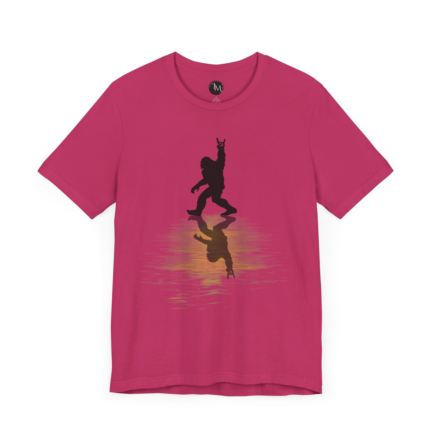 Rocking Bigfoot Unisex Bella+Canvas Jersey Tee - Fun Graphic Shirt for Nature & Cryptid Lovers