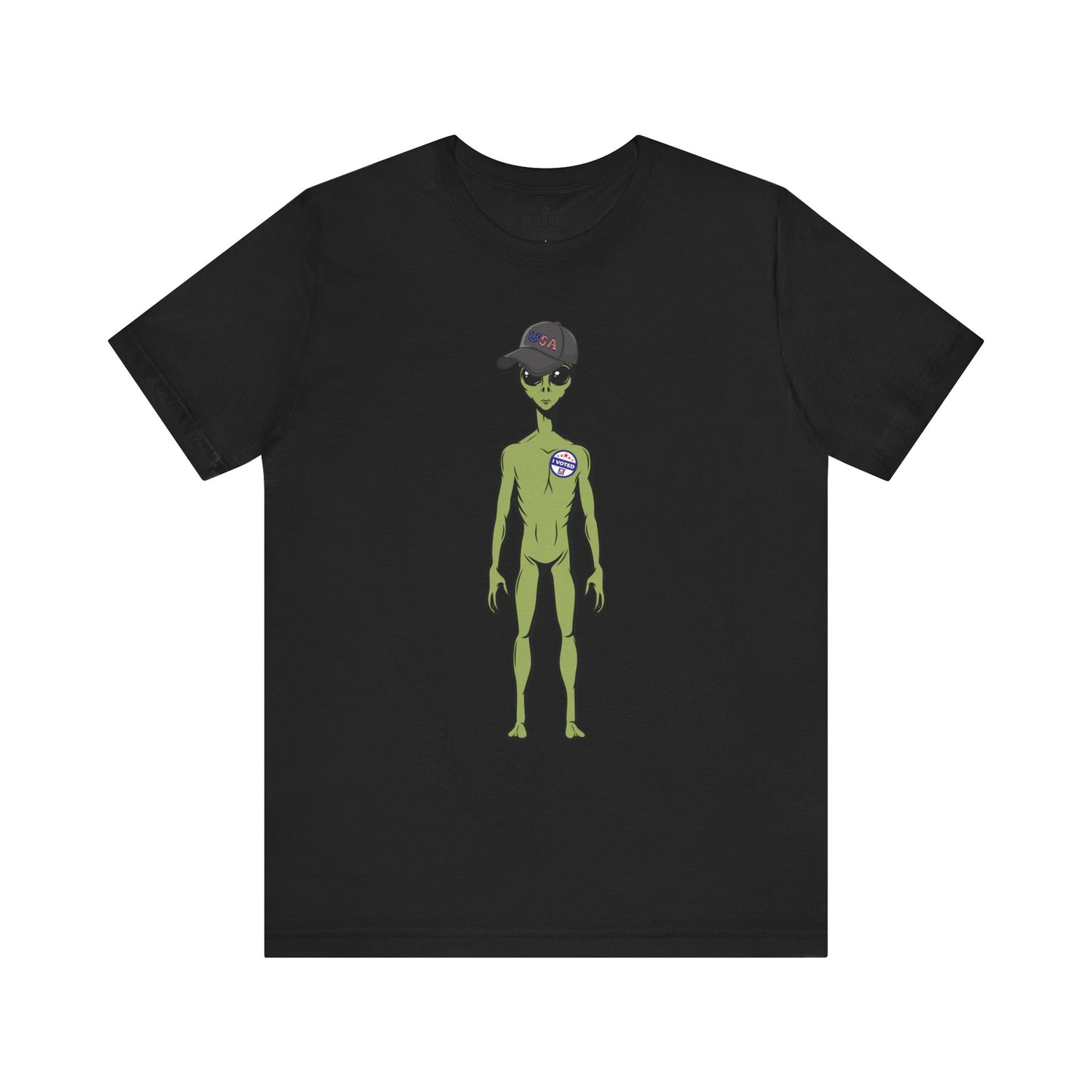 Alien Graphic Tee, Fun T-Shirt for Sci-Fi Lovers, Unisex Casual Wear, Great for Festivals, Gifts for Nerds, Everyday Comfort
