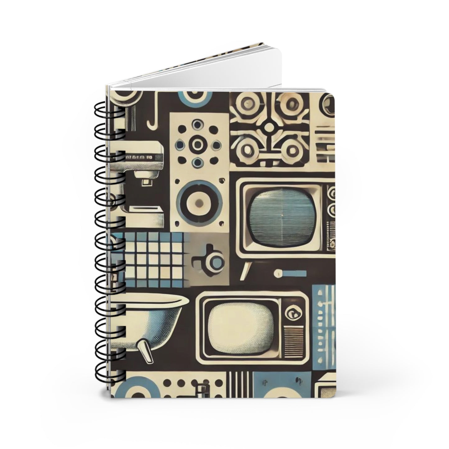 Spiral Bound Journal - Retro Revival Design