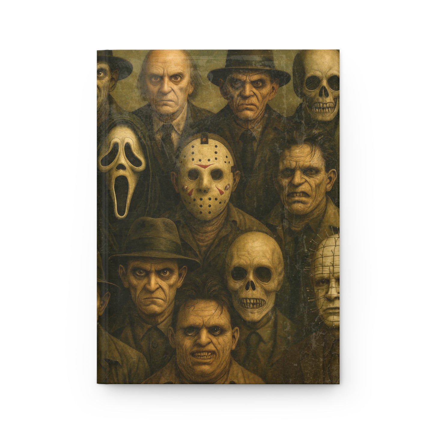 Horror Icons Hardcover Journal – Premium Matte Finish Notebook for Horror Fans
