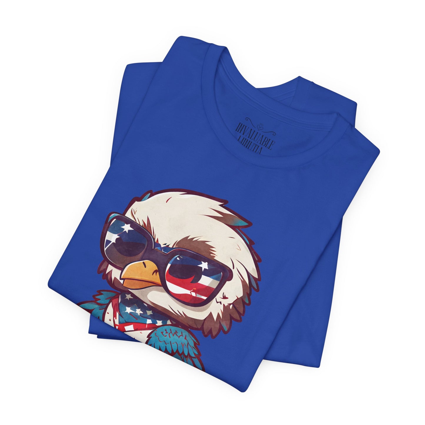 Cool Patriot Eagle Tee β Unisex Bella+Canvas Jersey - 4th of July T-shirt
