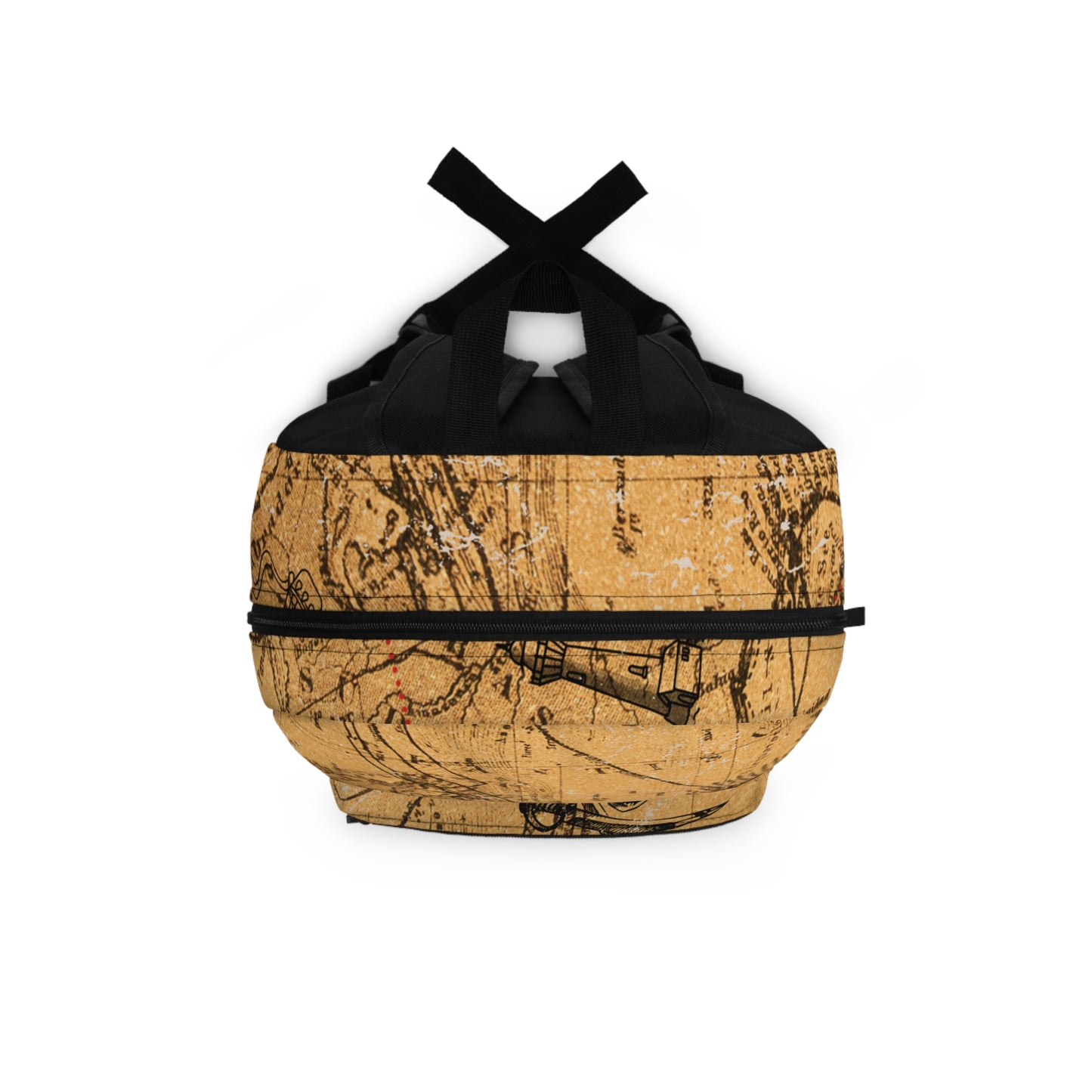 “Old World Explorer” – Vintage Map Backpack