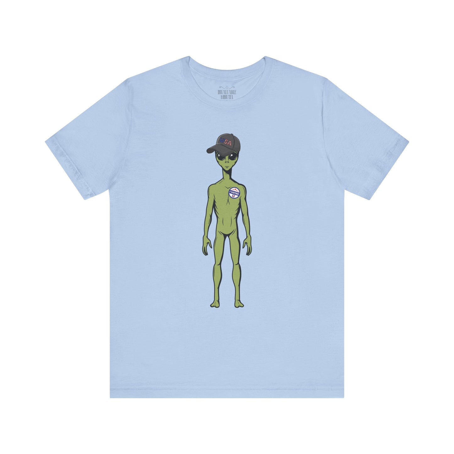 Alien Graphic Tee, Fun T-Shirt for Sci-Fi Lovers, Unisex Casual Wear, Great for Festivals, Gifts for Nerds, Everyday Comfort
