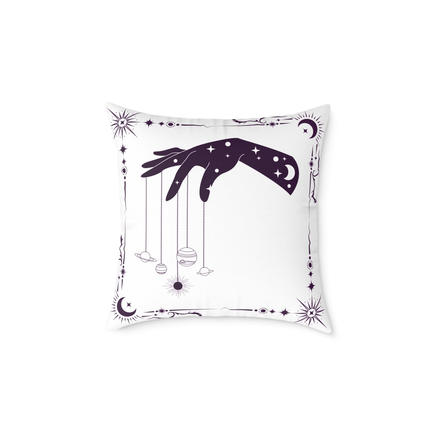 Celestial Hand Poly Canvas Pillow - Astrological Home Decor