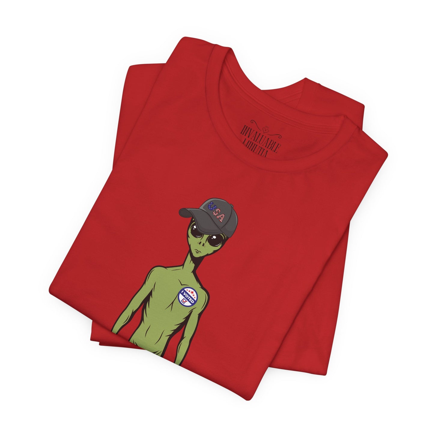 Alien Graphic Tee, Fun T-Shirt for Sci-Fi Lovers, Unisex Casual Wear, Great for Festivals, Gifts for Nerds, Everyday Comfort