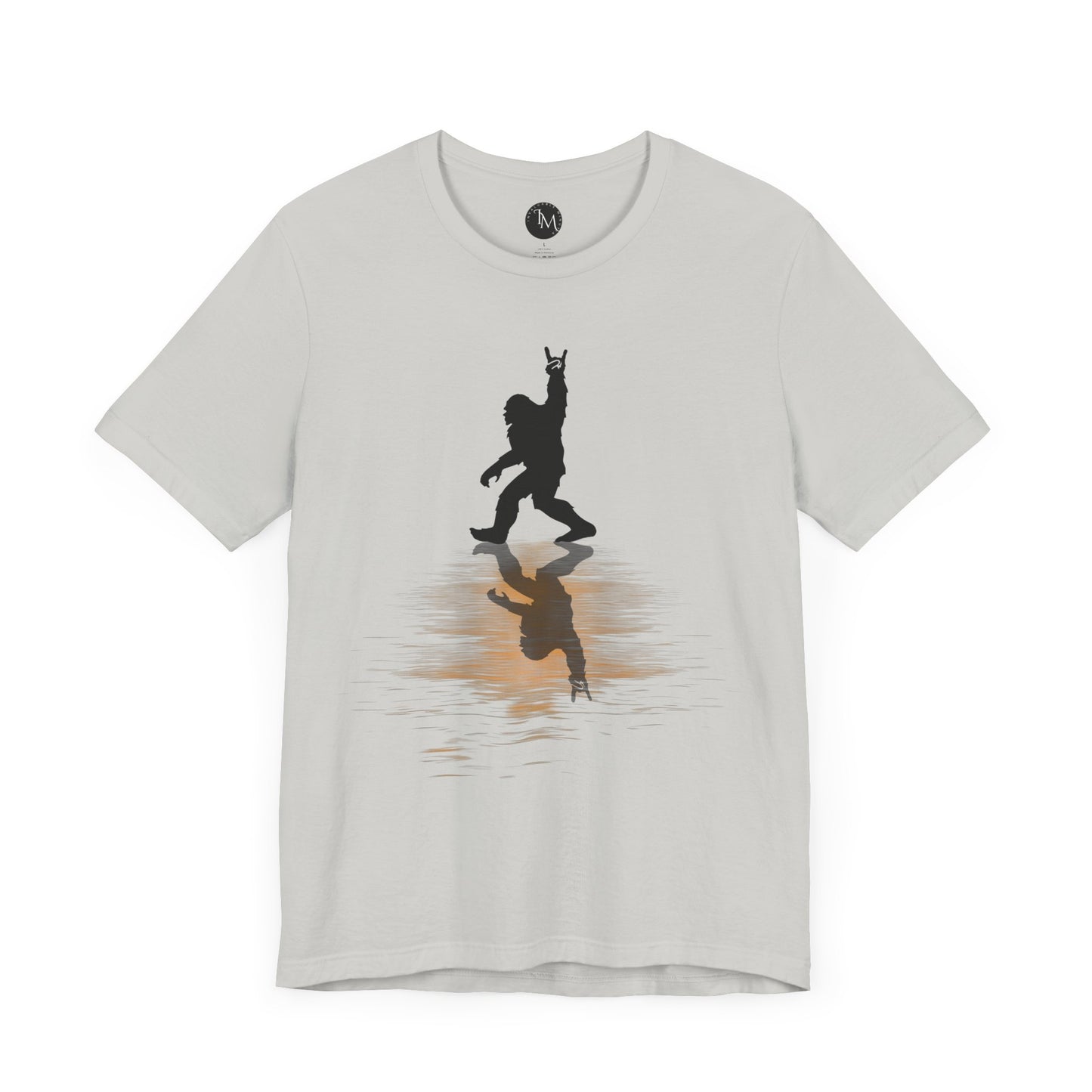 Rocking Bigfoot Unisex Bella+Canvas Jersey Tee - Fun Graphic Shirt for Nature & Cryptid Lovers