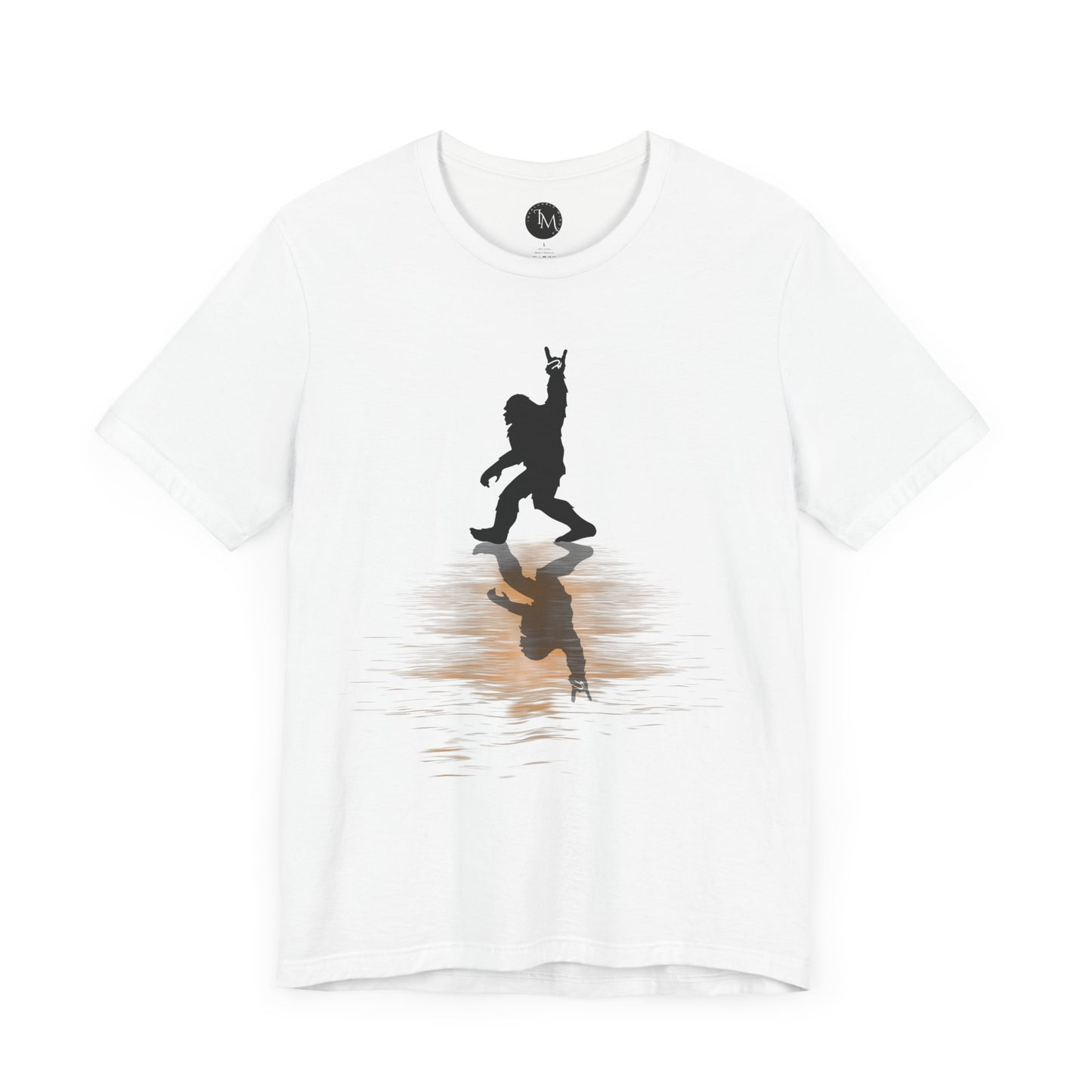 Rocking Bigfoot Unisex Bella+Canvas Jersey Tee - Fun Graphic Shirt for Nature & Cryptid Lovers