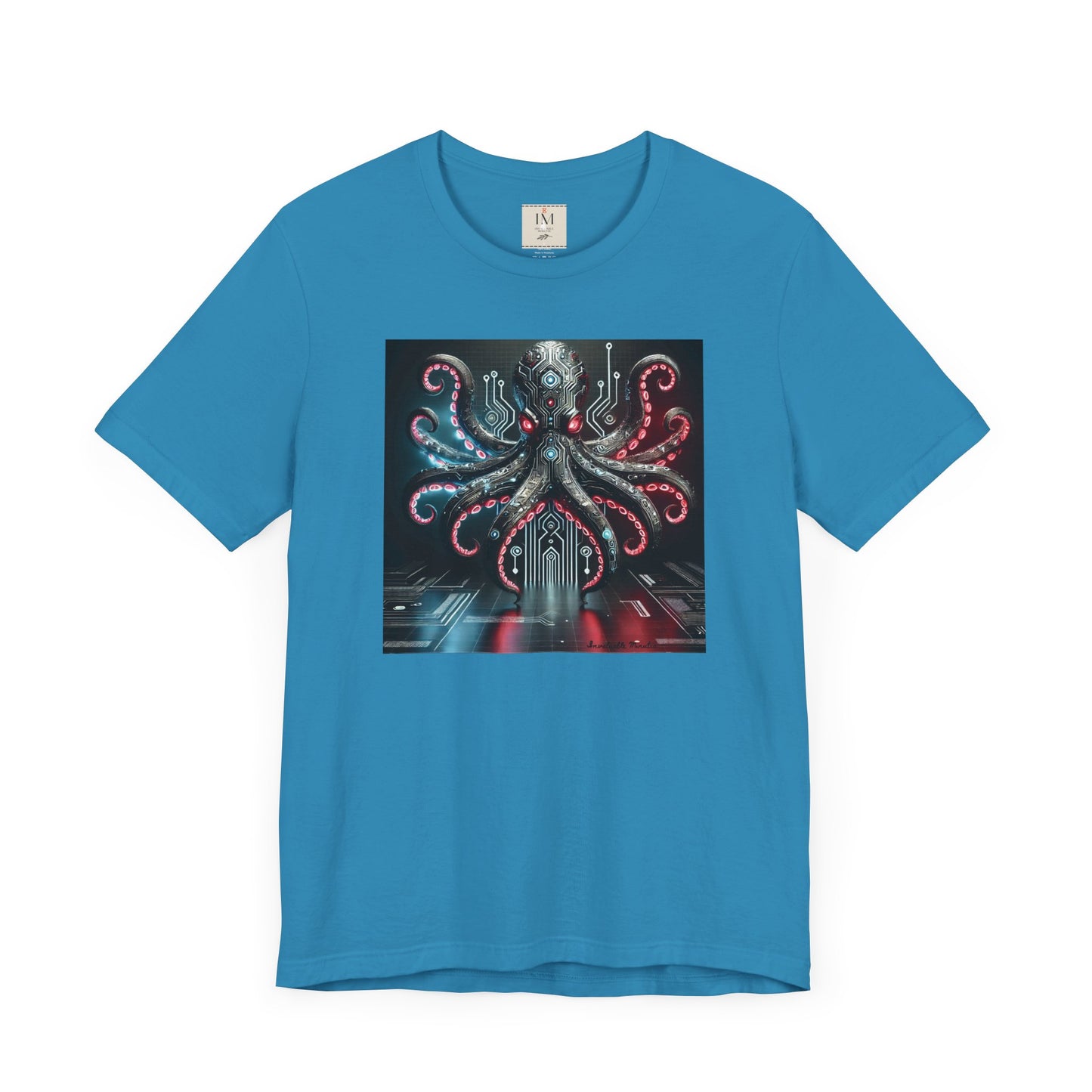 Octopus Sci-Fi Unisex Jersey Short Sleeve Tee - Perfect for Ocean Lovers & Sci-Fi Fans
