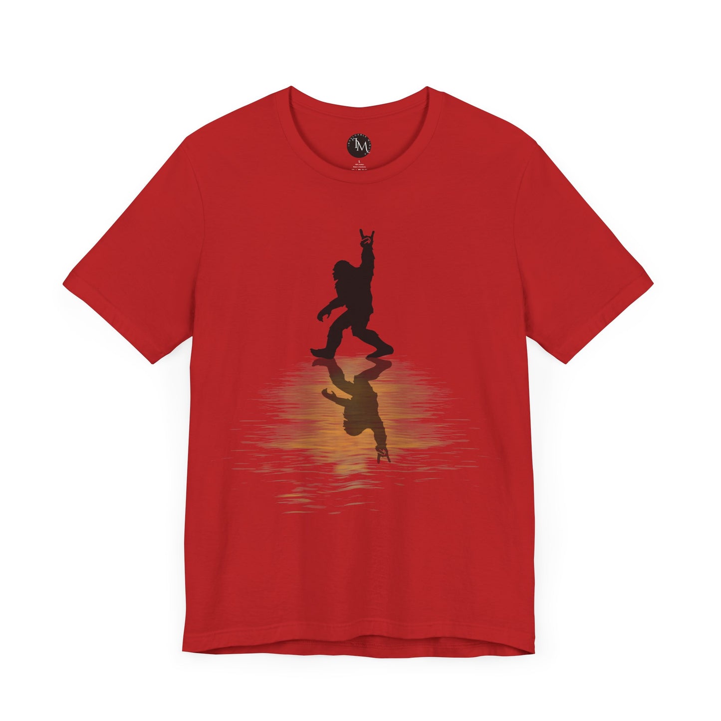 Rocking Bigfoot Unisex Bella+Canvas Jersey Tee - Fun Graphic Shirt for Nature & Cryptid Lovers