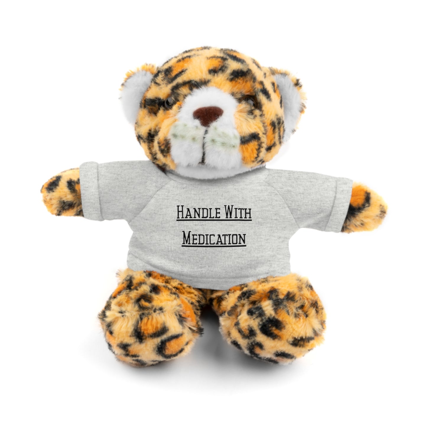 8" Funny Stuffed Animal Gift for Adults, Cute Plush Toy, Humor Bear, Sarcastic Gifts, Quirky Decor, Comfort Toy with Quote