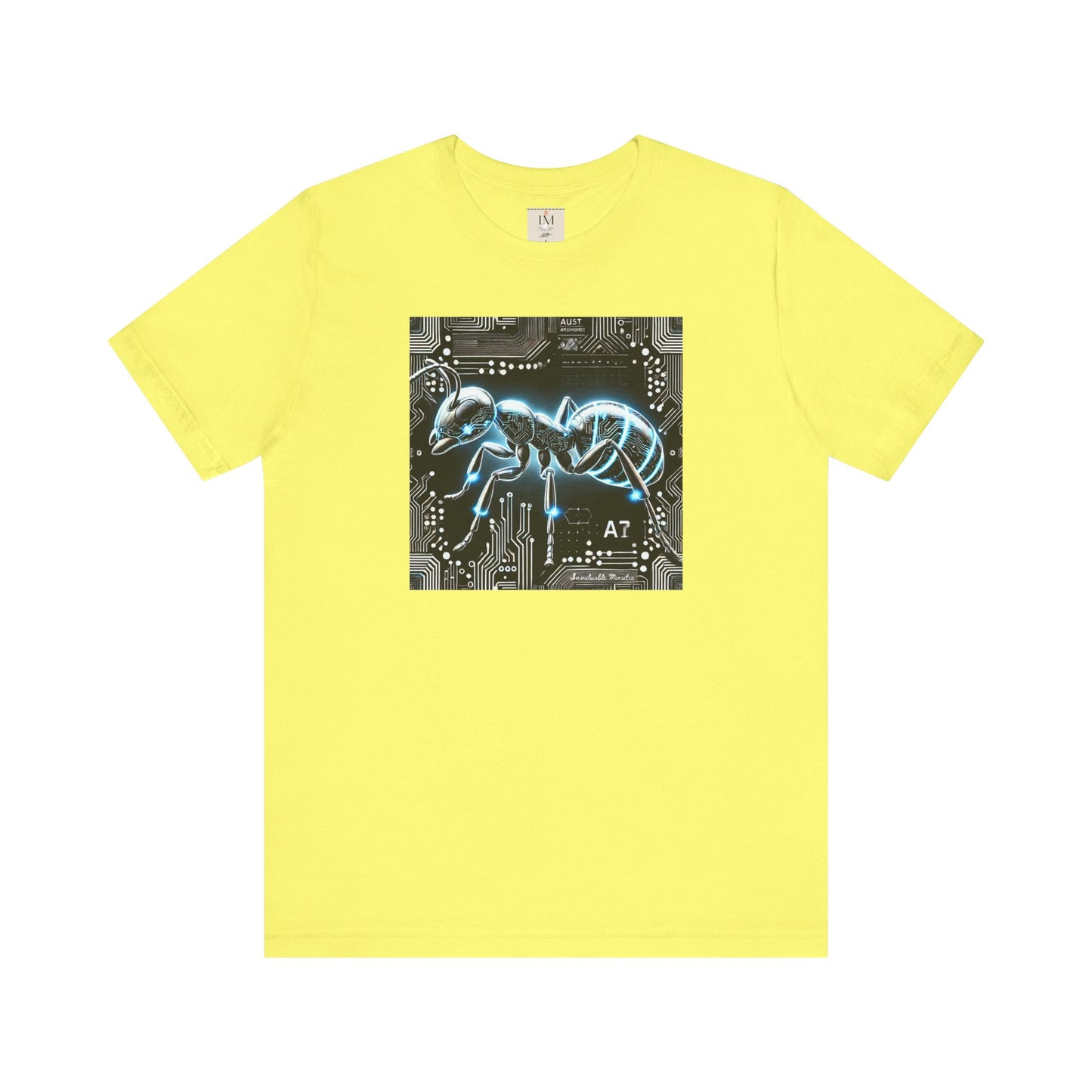 Futuristic Tech Ant Graphic Tee - Unisex Short Sleeve Jersey Shirt Techcore Tee