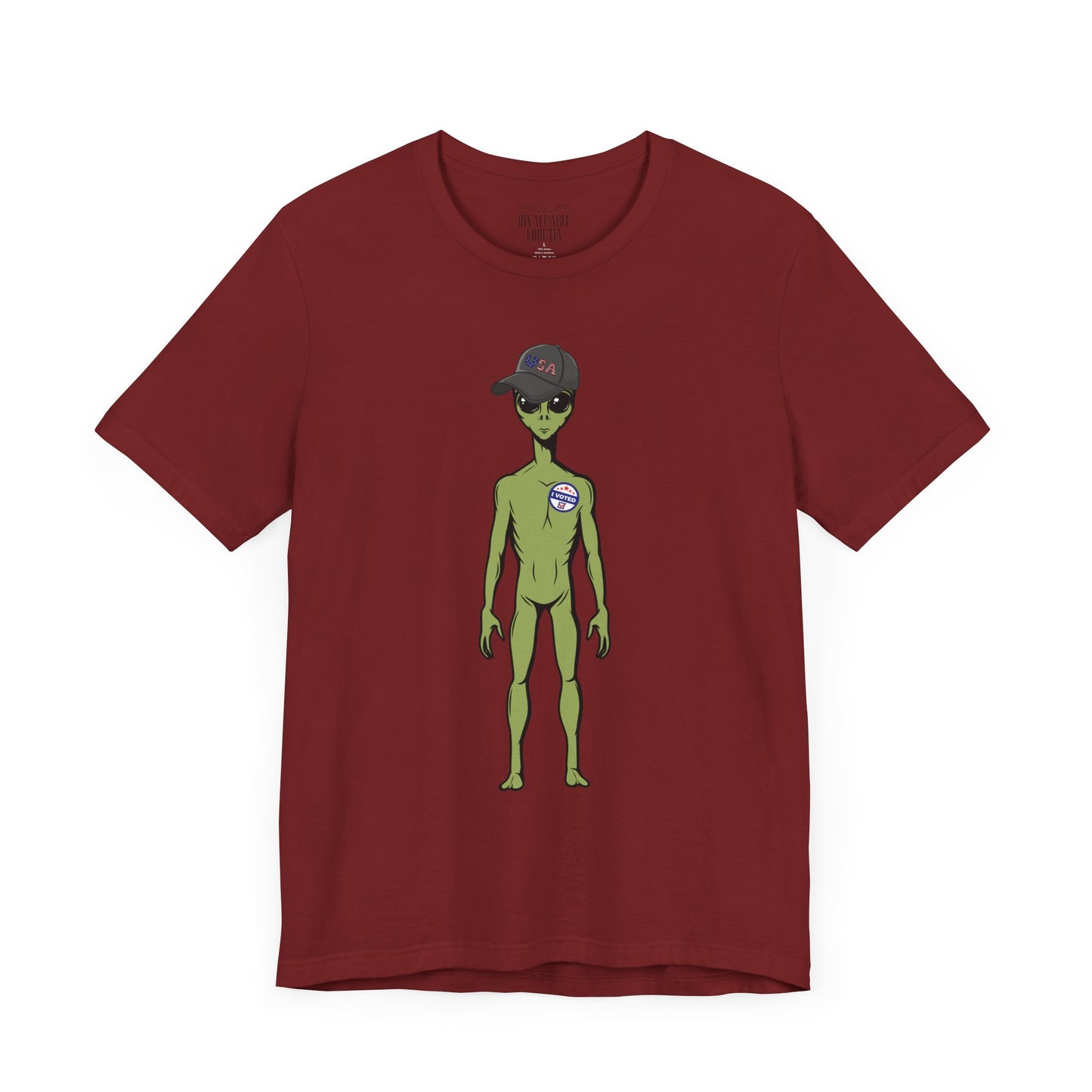 Alien Graphic Tee, Fun T-Shirt for Sci-Fi Lovers, Unisex Casual Wear, Great for Festivals, Gifts for Nerds, Everyday Comfort