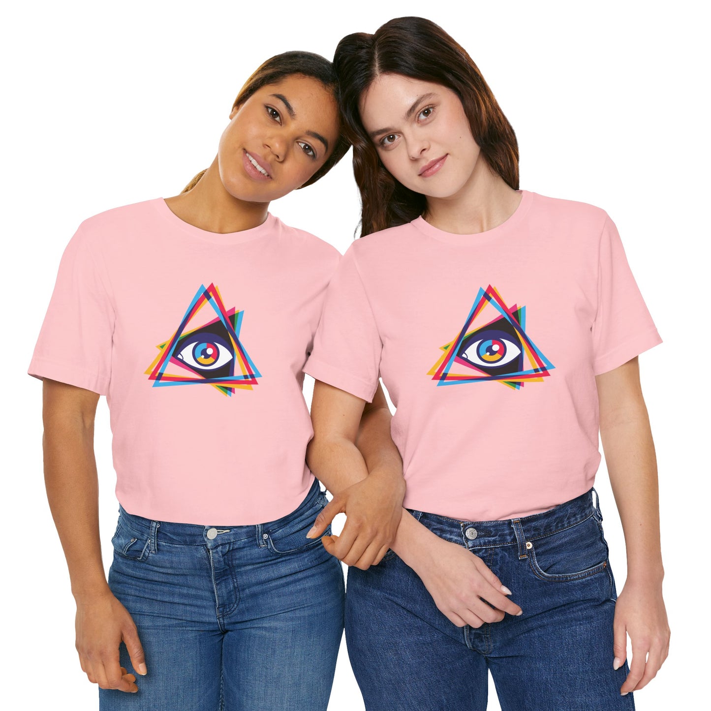 π Prism Eye Tee β Eye-Catching Multicolor Design - Unisex T-Shirt