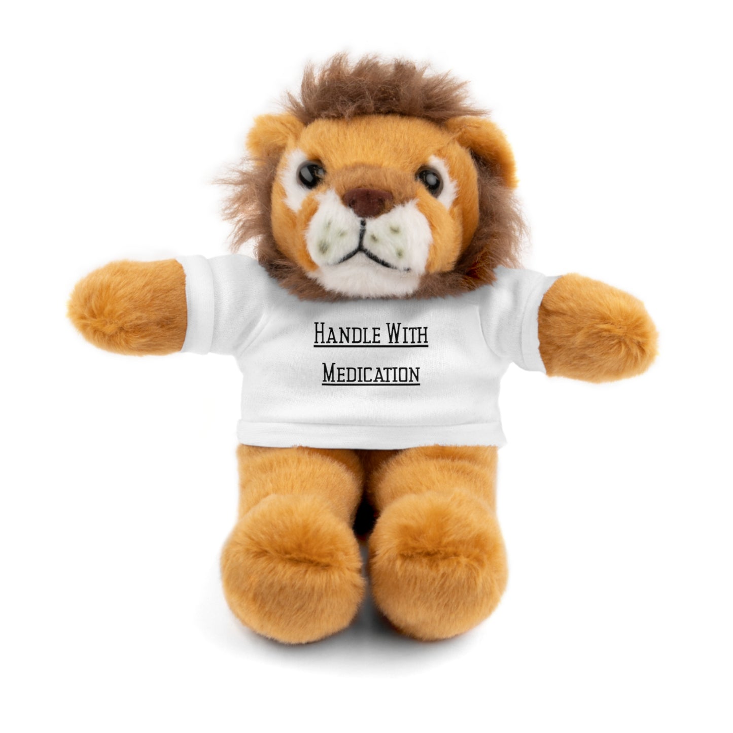 8" Funny Stuffed Animal Gift for Adults, Cute Plush Toy, Humor Bear, Sarcastic Gifts, Quirky Decor, Comfort Toy with Quote