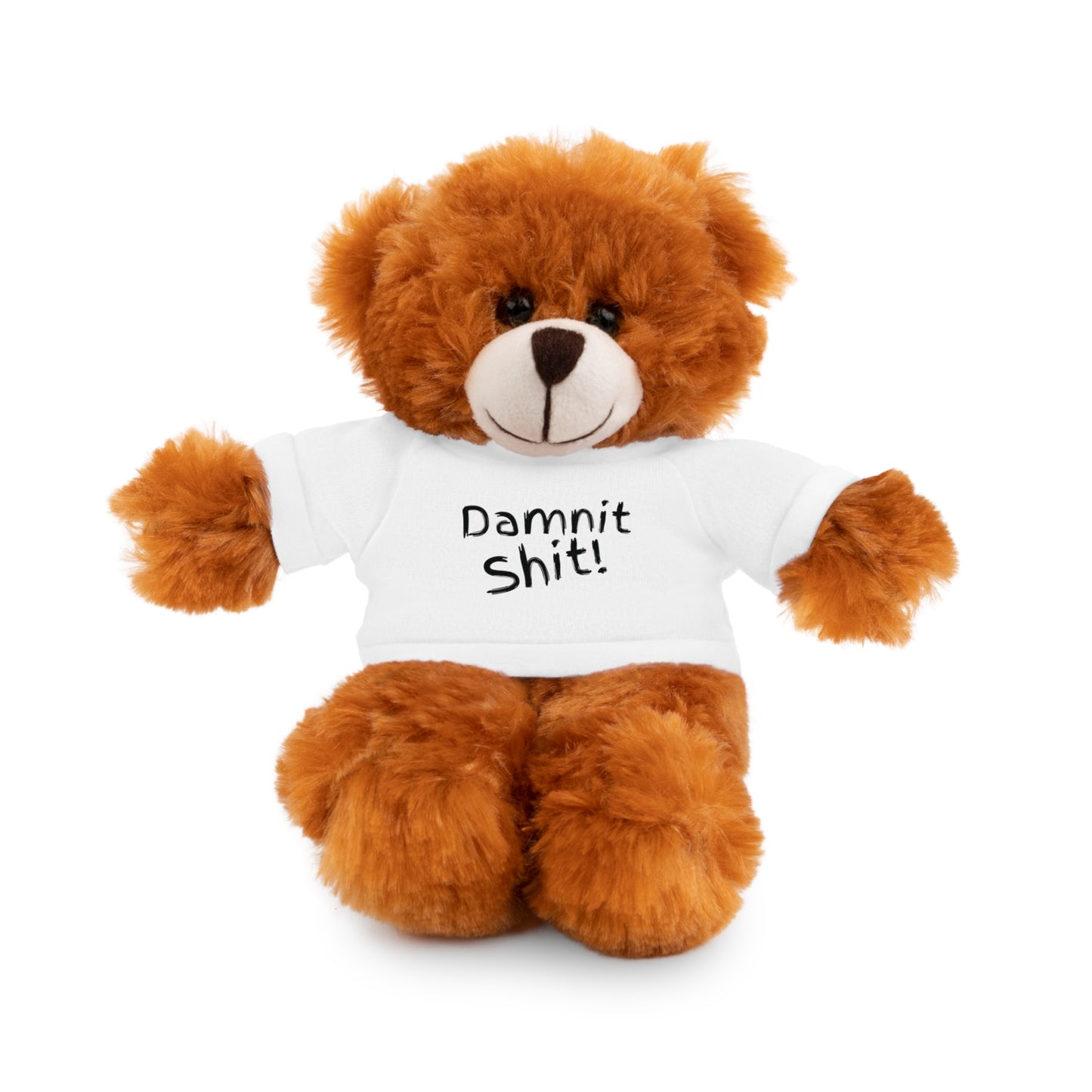 8" Funny Stuffed Animal Gift for Adults, Cute Plush Toy, Humor Bear, Sarcastic Gifts, Quirky Decor, Comfort Toy with Quote