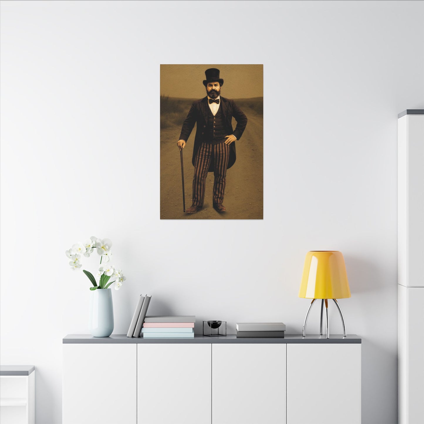The Ringmaster – Vintage Circus Inspired Canvas Wall Art - Matte Canvas Print (Gallery-Wrapped) 0.75"