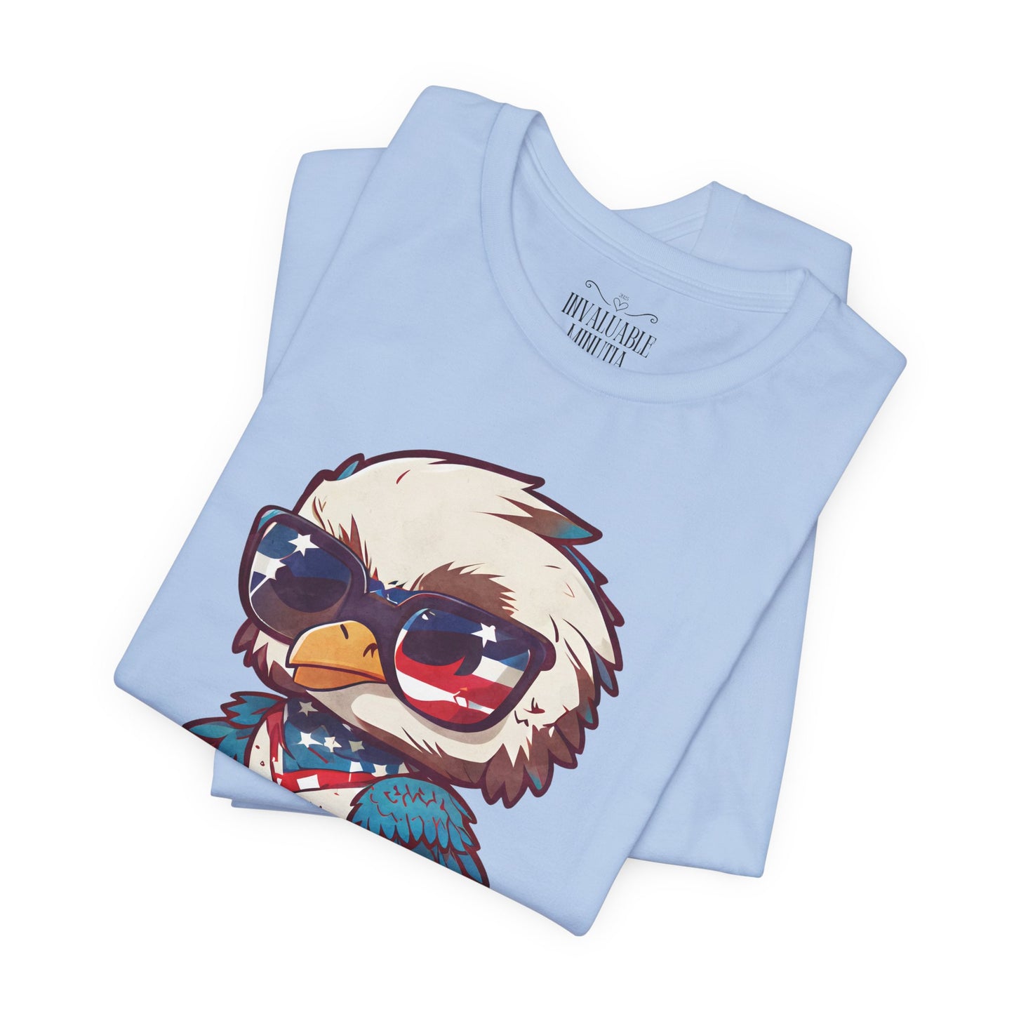 Cool Patriot Eagle Tee β Unisex Bella+Canvas Jersey - 4th of July T-shirt