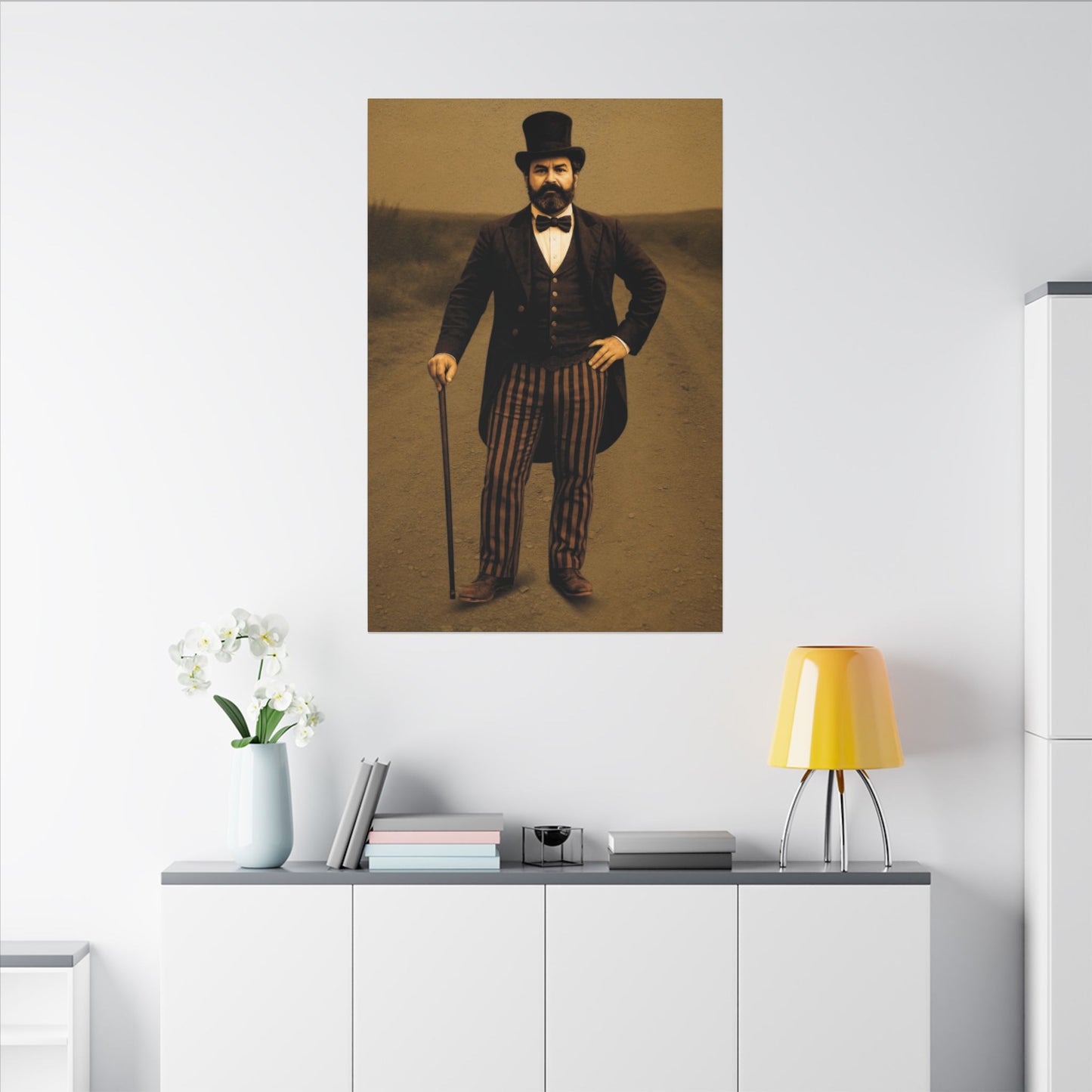 The Ringmaster – Vintage Circus Inspired Canvas Wall Art - Matte Canvas Print (Gallery-Wrapped) 0.75"