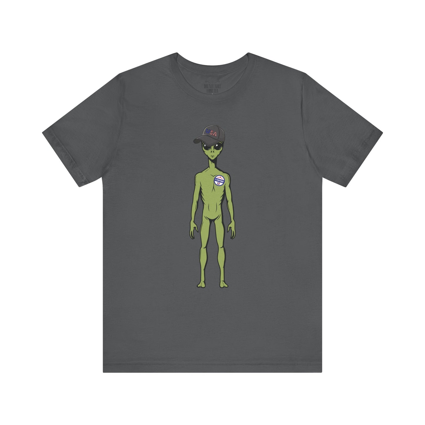 Alien Graphic Tee, Fun T-Shirt for Sci-Fi Lovers, Unisex Casual Wear, Great for Festivals, Gifts for Nerds, Everyday Comfort