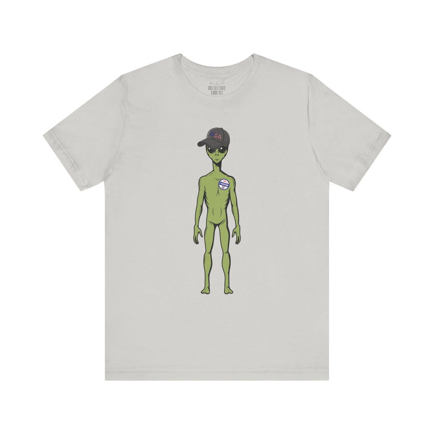 Alien Graphic Tee, Fun T-Shirt for Sci-Fi Lovers, Unisex Casual Wear, Great for Festivals, Gifts for Nerds, Everyday Comfort