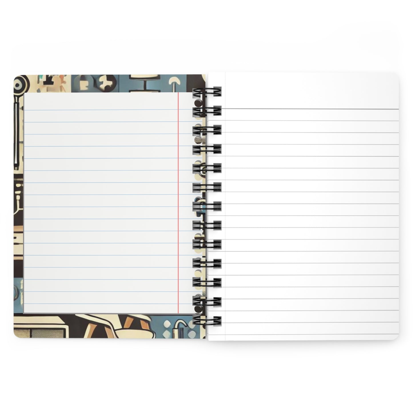 Spiral Bound Journal - Retro Revival Design