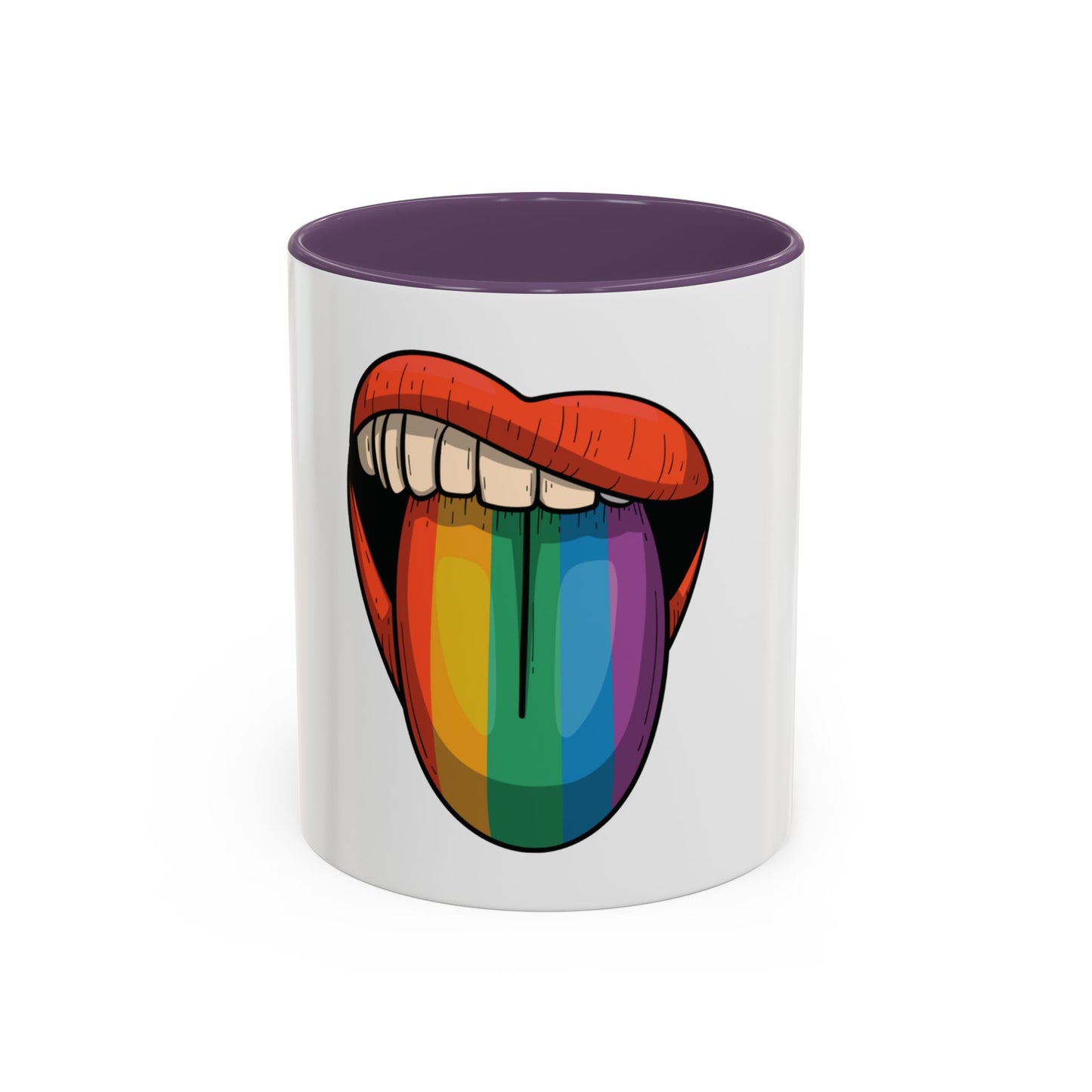 π₯π Pride Tongue Ceramic Mug β Rainbow Tongue Vibes πβ¨