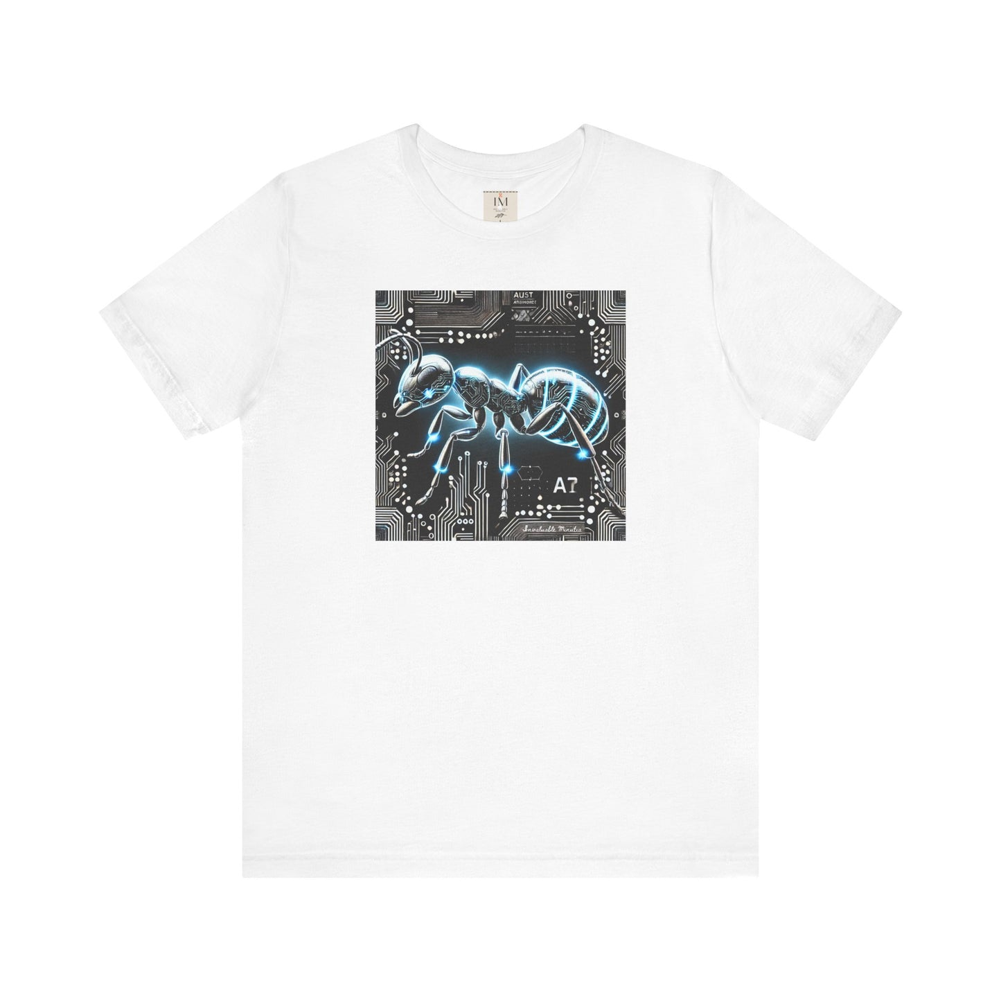 Futuristic Tech Ant Graphic Tee - Unisex Short Sleeve Jersey Shirt Techcore Tee