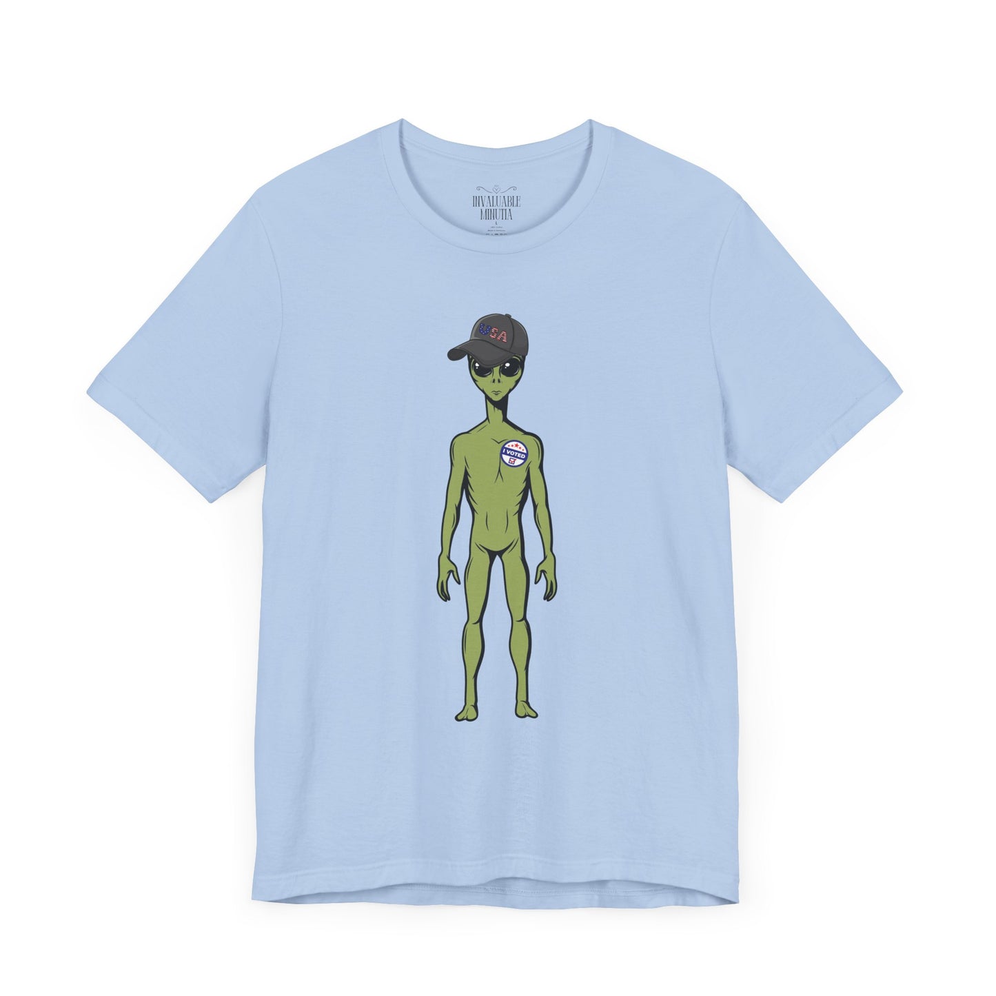 Alien Graphic Tee, Fun T-Shirt for Sci-Fi Lovers, Unisex Casual Wear, Great for Festivals, Gifts for Nerds, Everyday Comfort