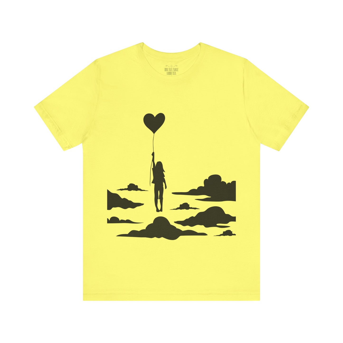 π Up and Away Tee β Heart Balloon Silhouette