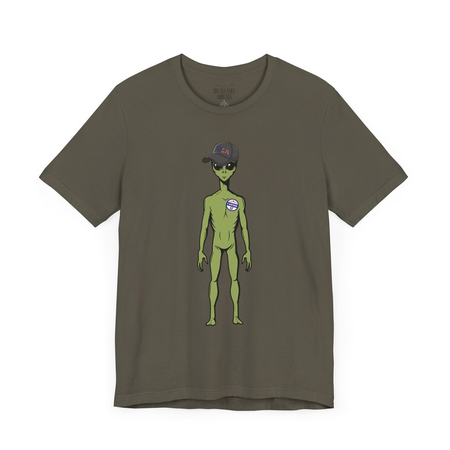 Alien Graphic Tee, Fun T-Shirt for Sci-Fi Lovers, Unisex Casual Wear, Great for Festivals, Gifts for Nerds, Everyday Comfort