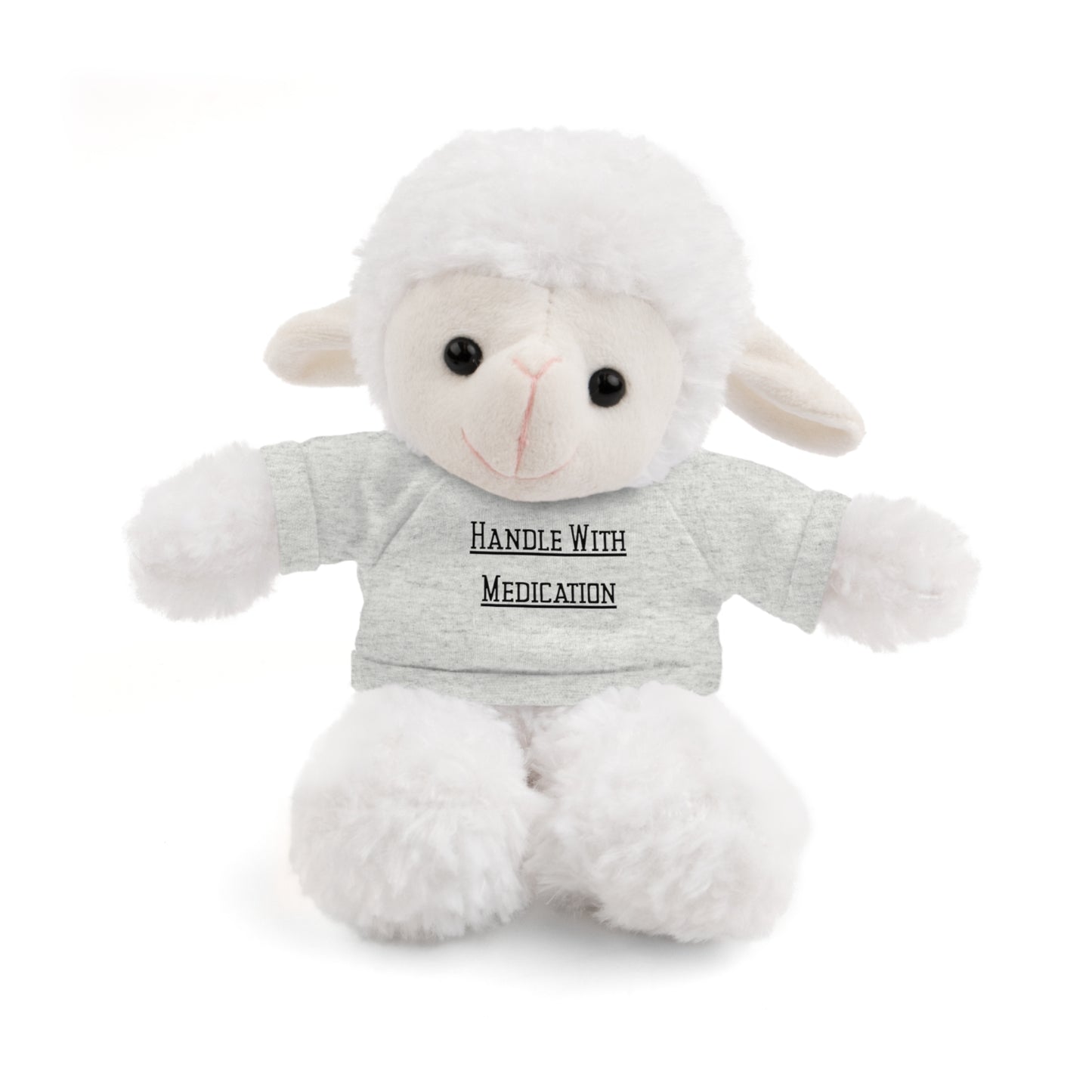 8" Funny Stuffed Animal Gift for Adults, Cute Plush Toy, Humor Bear, Sarcastic Gifts, Quirky Decor, Comfort Toy with Quote