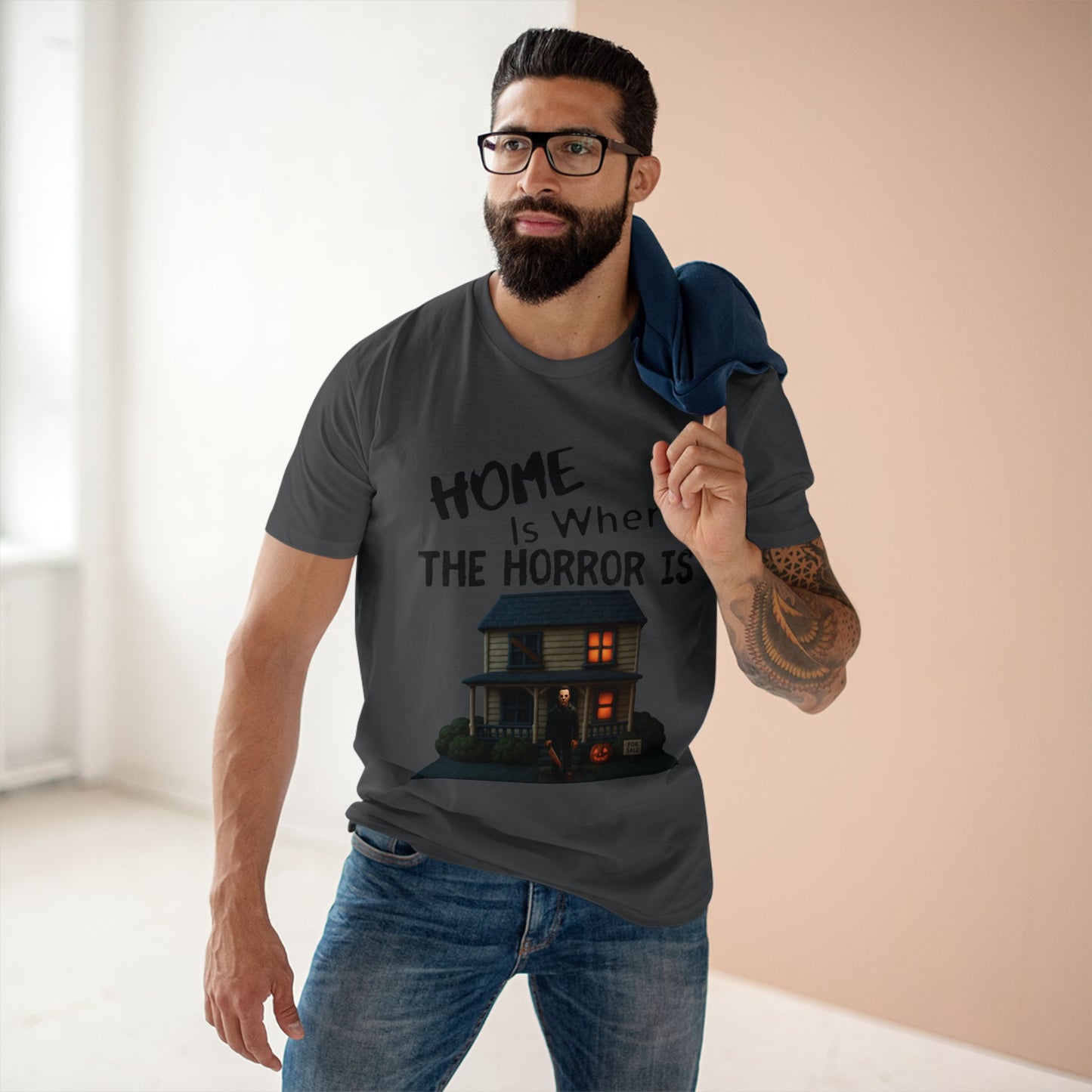 Home Is Where The Horror Is — Slasher House Unisex Tee | AS Colour 5001