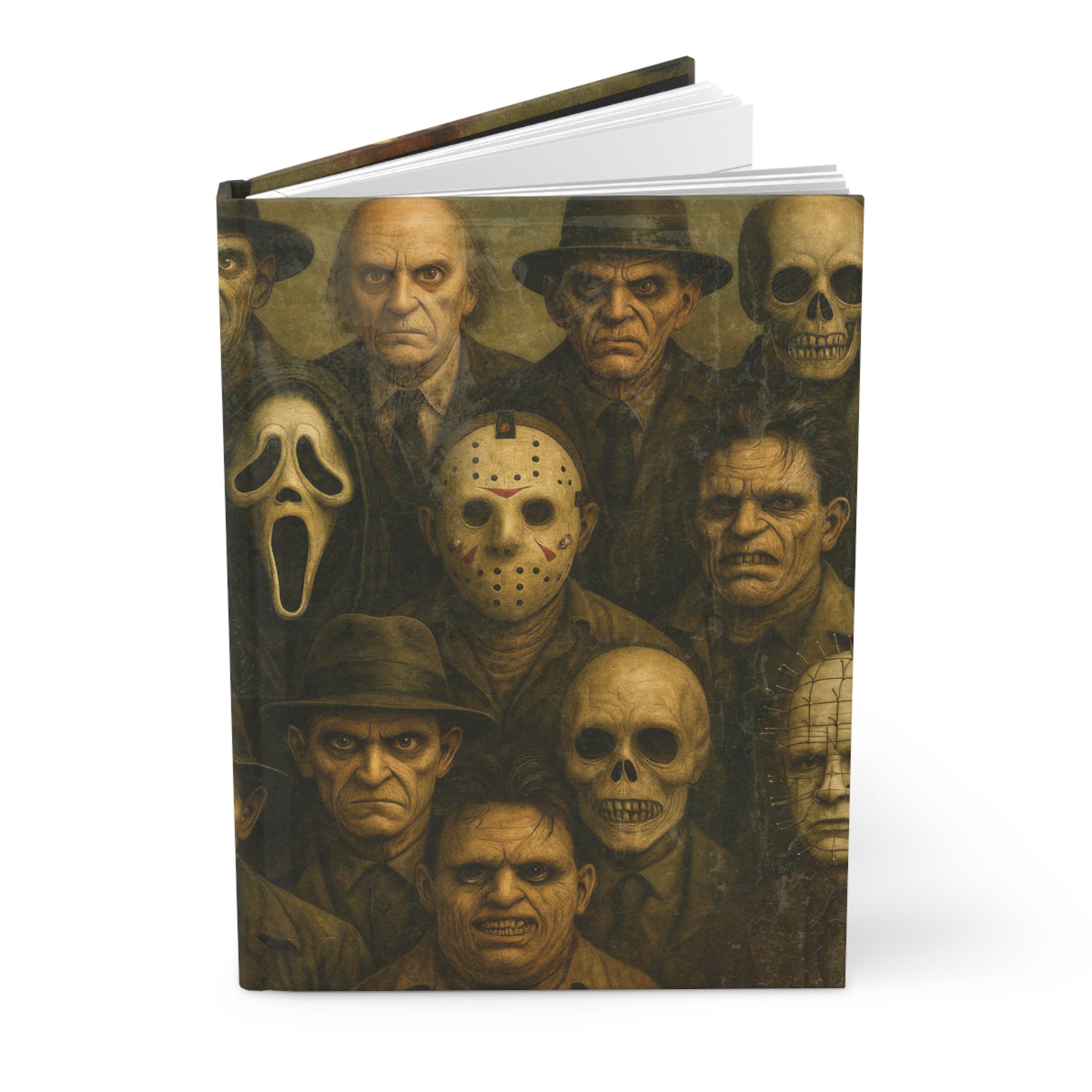 Horror Icons Hardcover Journal – Premium Matte Finish Notebook for Horror Fans