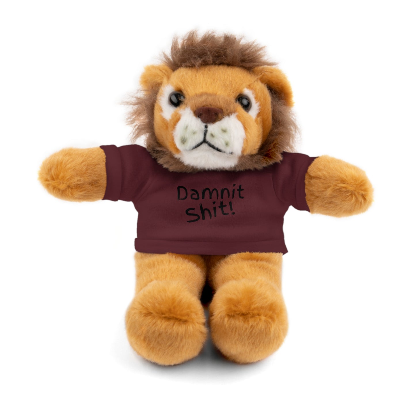 8" Funny Stuffed Animal Gift for Adults, Cute Plush Toy, Humor Bear, Sarcastic Gifts, Quirky Decor, Comfort Toy with Quote