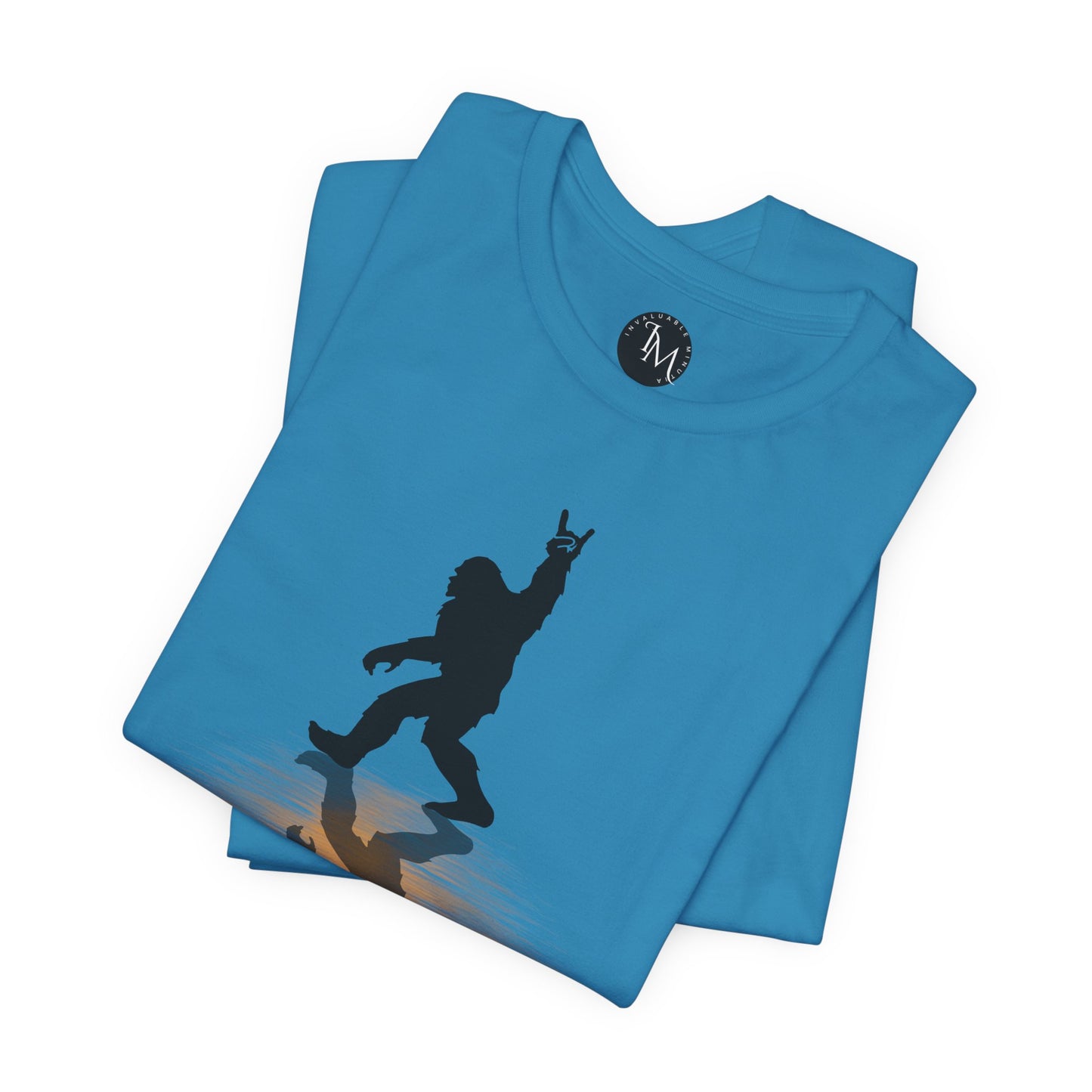 Rocking Bigfoot Unisex Bella+Canvas Jersey Tee - Fun Graphic Shirt for Nature & Cryptid Lovers