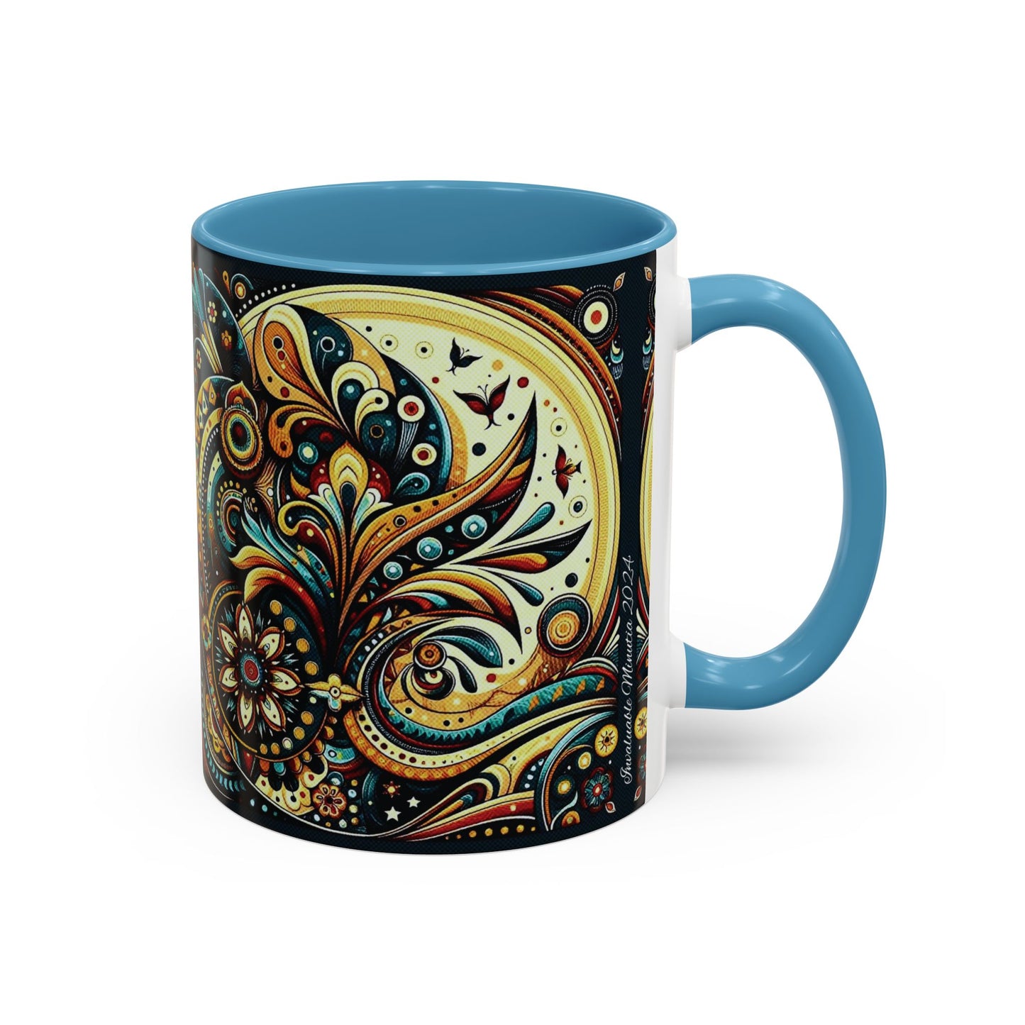 βοΈ Accent Coffee Mug (11, 15oz) β Beautiful Boho Style Graphic πΏ