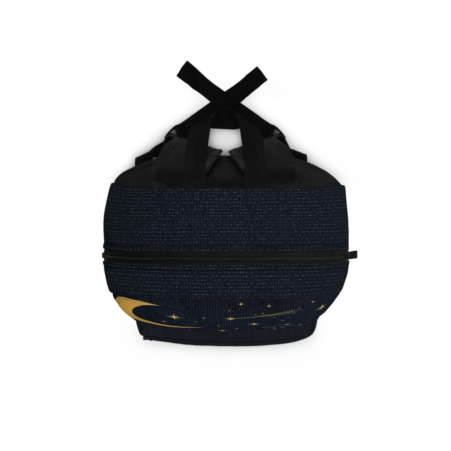 Gold Celestial Constellations Backpack β Premium Starry Night Astronomy Bag with Moon & Saturn Design