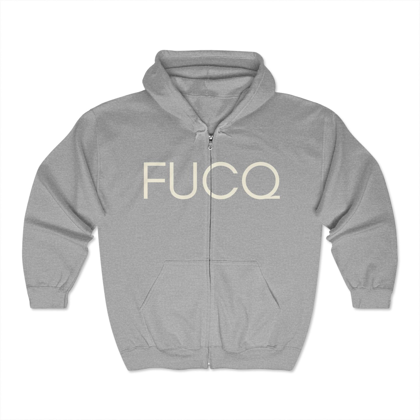 Funny Statement Zip Hoodie for Casual Vibes, Unisex Fashion, Gift for Friends, Weekend Wear, Unique Humor Apparel