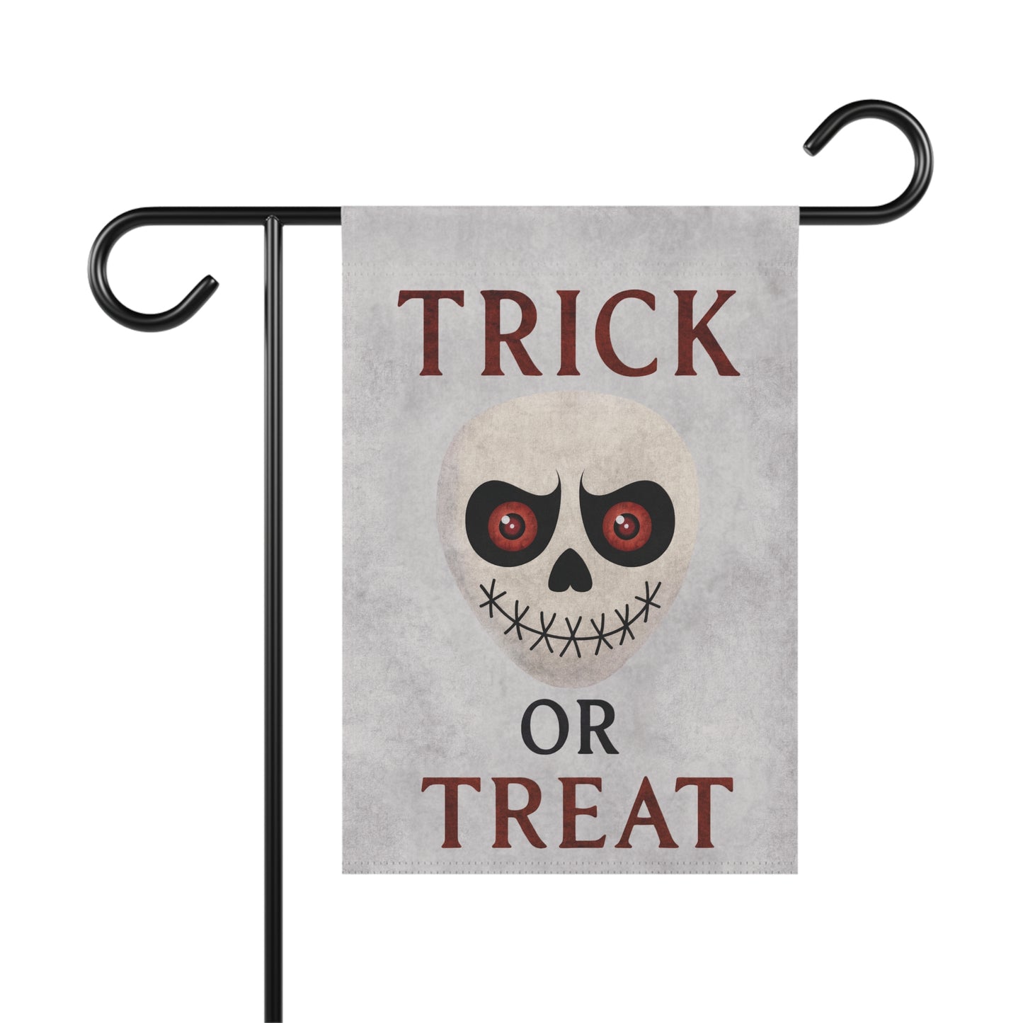 Trick or Treat Flag – Skull Halloween Garden Banner & House Flag | Boutique Spooky Porch Décor