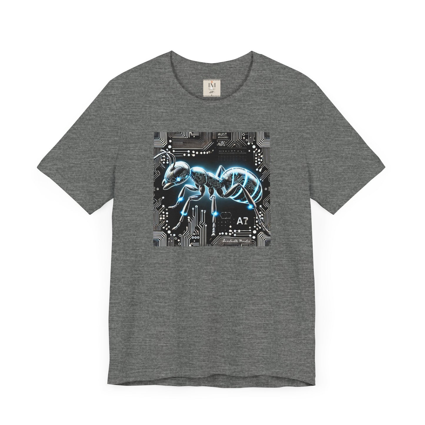 Futuristic Tech Ant Graphic Tee - Unisex Short Sleeve Jersey Shirt Techcore Tee