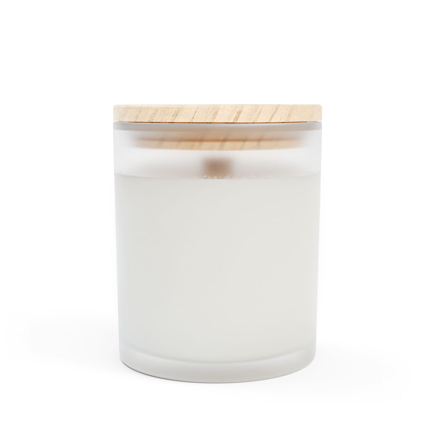 11oz Frosted Glass Natural Soy Wax Candle with Wooden Wick – Available in 9 Scents